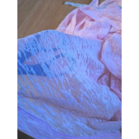 Faded Glory Pink Sheer Lightweight Girls Halter Summer Sleepwear Top Medium 8-10 - Picture 6 of 9